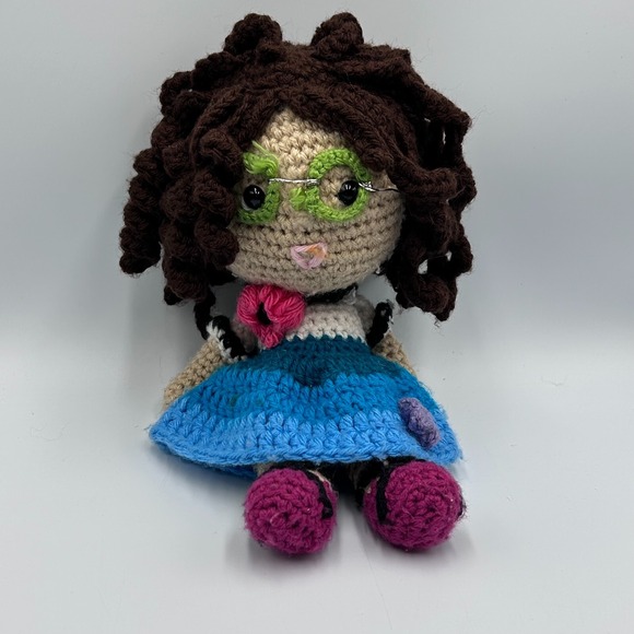 Disney Encanto Mirabel Crochet Doll 12" Hand Made Great Condition - Picture 2 of 13